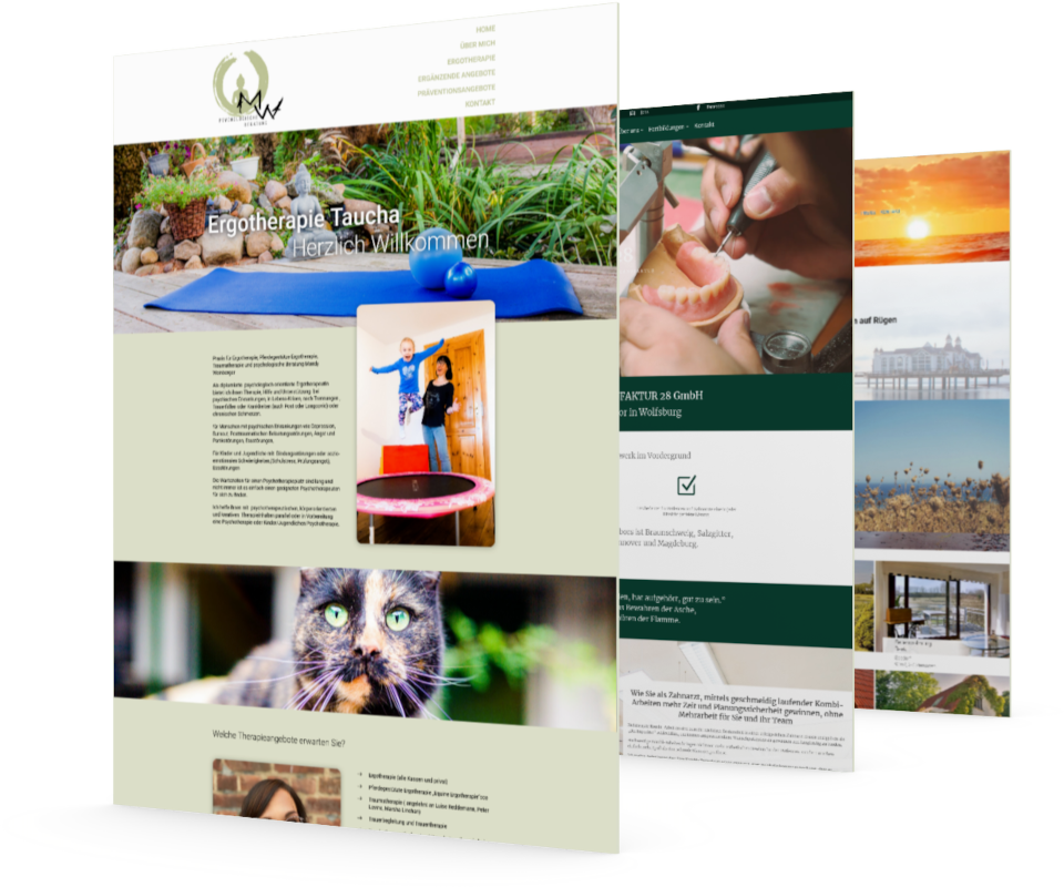 Webdesign erstellen lassen Webshop Website